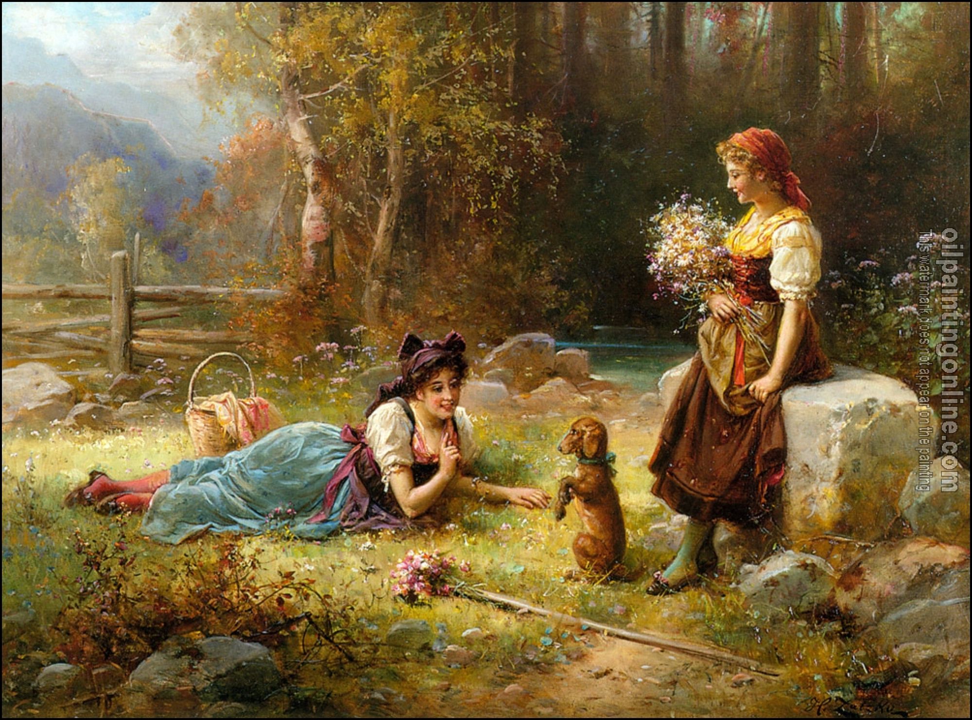 Zatzka, Hans - Oil Painting